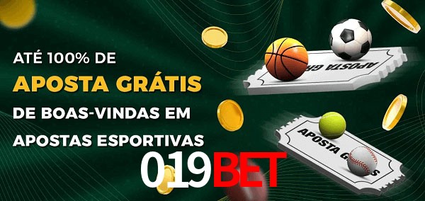 019bet Ate 100% de Aposta Gratis